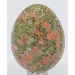 Large ~ 2"L Nupuyai Egg Shape Unakite Gemstone, Palm Stone